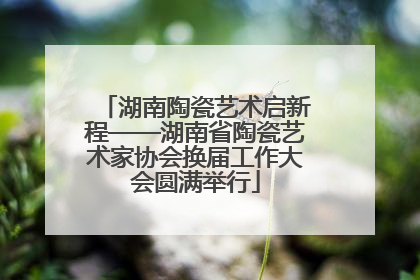 湖南陶瓷艺术启新程——湖南省陶瓷艺术家协会换届工作大会圆满举行