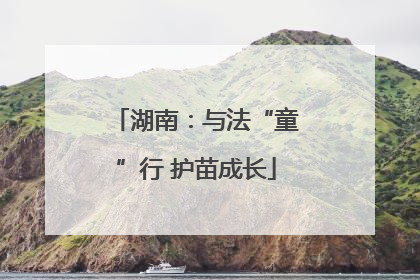 湖南：与法“童”行 护苗成长