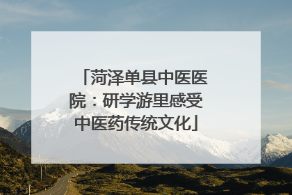 菏泽单县中医医院：研学游里感受中医药传统文化
