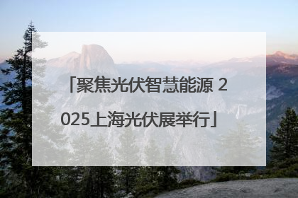 聚焦光伏智慧能源 2025上海光伏展举行