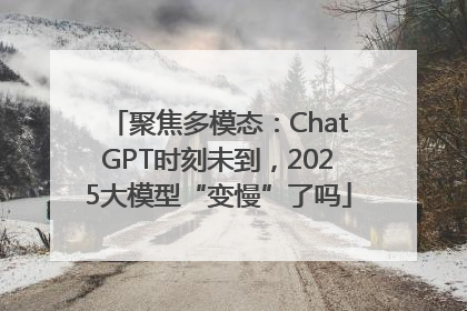 聚焦多模态：ChatGPT时刻未到，2025大模型“变慢”了吗