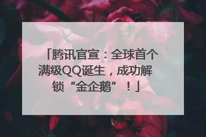 腾讯官宣：全球首个满级QQ诞生，成功解锁“金企鹅”！