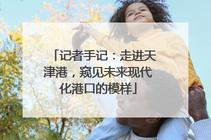 记者手记：走进天津港，窥见未来现代化港口的模样