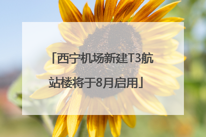 西宁机场新建T3航站楼将于8月启用