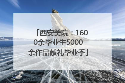 西安美院：1600余毕业生5000余作品献礼毕业季