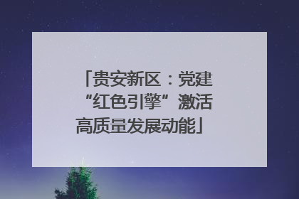 贵安新区：党建“红色引擎”激活高质量发展动能