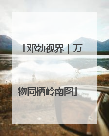 邓勃视界｜万物同栖岭南图