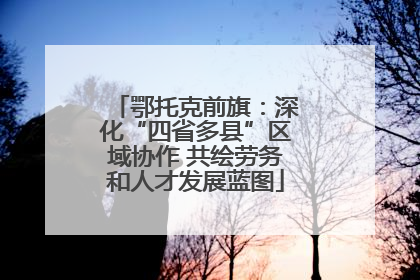 鄂托克前旗：深化“四省多县”区域协作 共绘劳务和人才发展蓝图