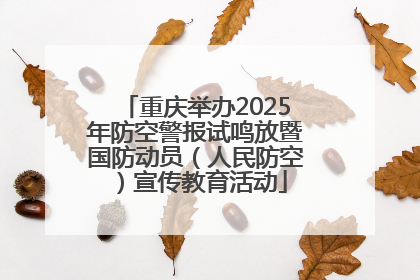 重庆举办2025年防空警报试鸣放暨国防动员（人民防空）宣传教育活动