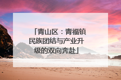 青山区：青福镇民族团结与产业升级的双向奔赴