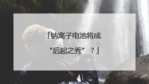 钠离子电池将成“后起之秀”？