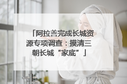 阿拉善完成长城资源专项调查：摸清三朝长城“家底”