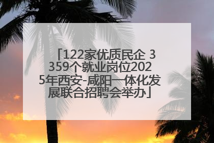 122家优质民企 3359个就业岗位2025年西安-咸阳一体化发展联合招聘会举办