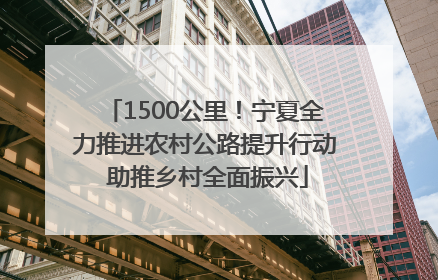 1500公里！宁夏全力推进农村公路提升行动 助推乡村全面振兴