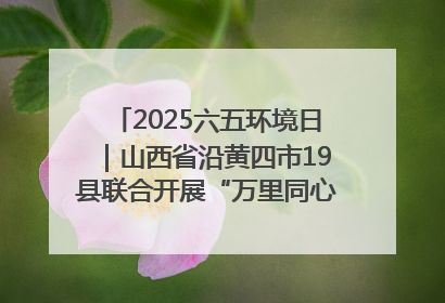 2025六五环境日｜山西省沿黄四市19县联合开展“万里同心，共护黄河”环保志愿者助力一泓清水入黄河公益活动