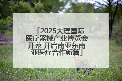 2025大理国际医疗器械产业博览会开幕 开启南亚东南亚医疗合作新篇