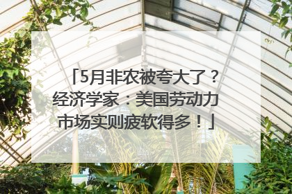 5月非农被夸大了？经济学家：美国劳动力市场实则疲软得多！